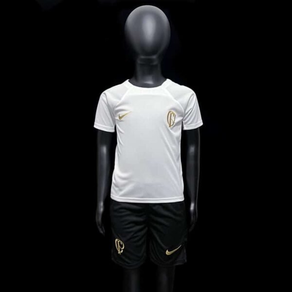 23∕24 KIDS Corinthians Training Suit White 16-28 shorts with pockets