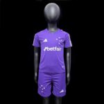 23∕24 Kids Cruzeiro Training Suit Purple  16-28 shorts with pockets