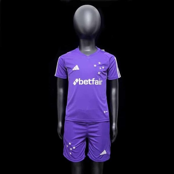 23∕24 Kids Cruzeiro Training Suit Purple  16-28 shorts with pockets