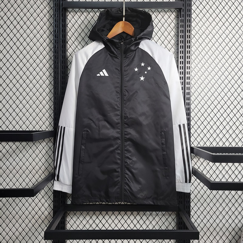 20240722152713-669e7a51df07a.jpg 23/24 Windbreaker Cruzeiro Size black S-XXL - Imagem 1