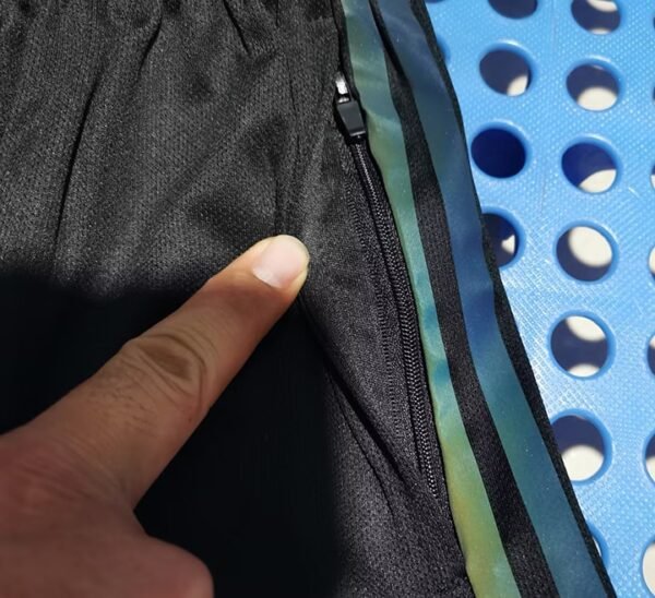 Shorts 23/24 Flamengo third away with pocket BLACK S-XXL - Image 3