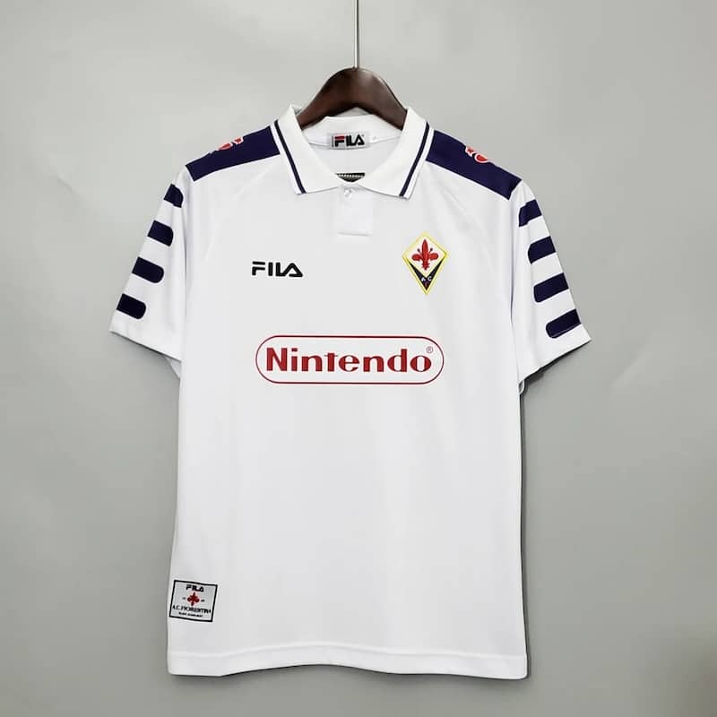 20240723022126-669f13a62a93e.jpg 1998 Fiorentina Away Retro Jersey S-2XL AT333 - Imagem 1