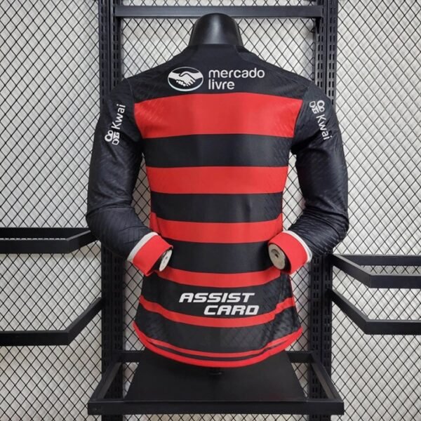 24/25 Flamengo home player version   long sleeve jerseys vest S-2XL - Image 2