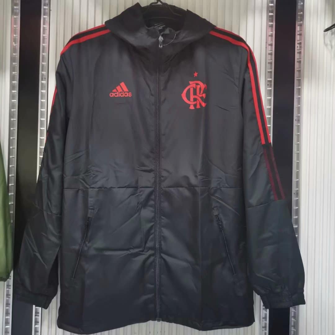 20240723144259-669fc173be854.jpg 2021 Flamengo Windbreaker Black S-XXL - Imagem 1
