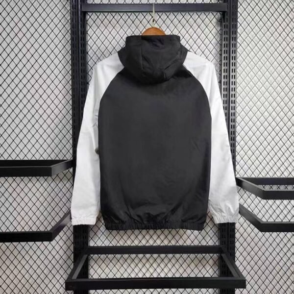 24/25 Flamengo Windbreaker black and white  S-XXL - Image 2