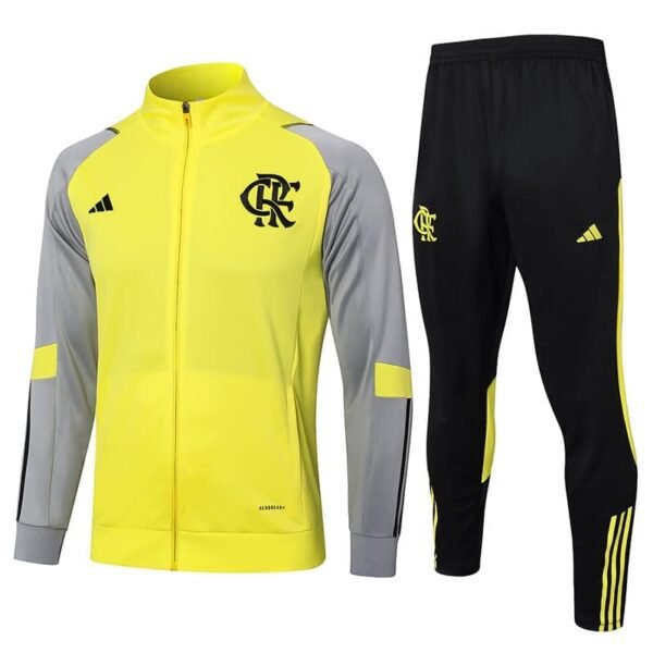 A720 24/25 Flamengo yellow  long zipper kit  S-XXL