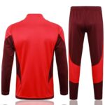 B828# 24/25 half zipper Brazil international red training suit S-XXL - Imagem 2