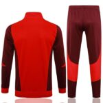 A734# 24/25 long  zipper Brazil international red training suit S-XXL - Imagem 2