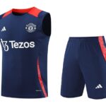 24/25 M-U united deep blue vest  kit S-XXL