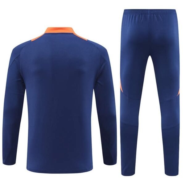 24/25 M-U half zipper diamond blue  training suit Size S-XXL - Image 2