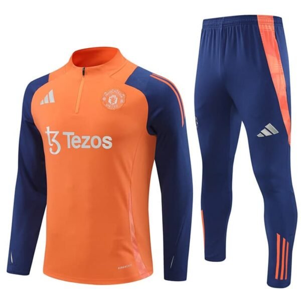 24/25 M-U half zipper orange training suit Size S-XXL