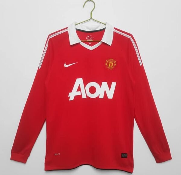 2010∕11 Retro M-U home long sleeve S-XXL