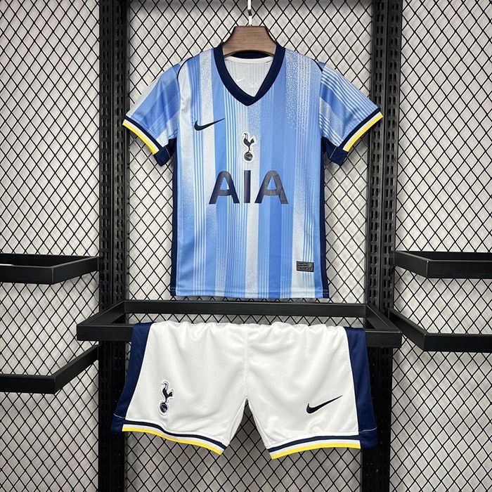 20240724001609-66a047c9a418d.jpg Tottenham Hotspur 2024/25 Away Kids Kit - Imagem 1