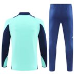 24/25 half zipper Arsenal lake blue taining suit kit S-XXL - Imagem 2
