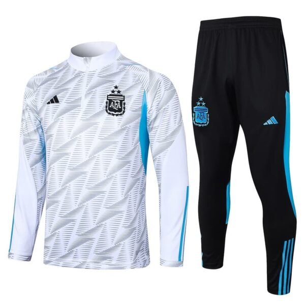 B763 23/24 half zipper Argentina WHITE ink kit S-XXL