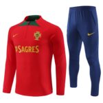 23/24 HALF zipper Portugal  red kit S-XXL