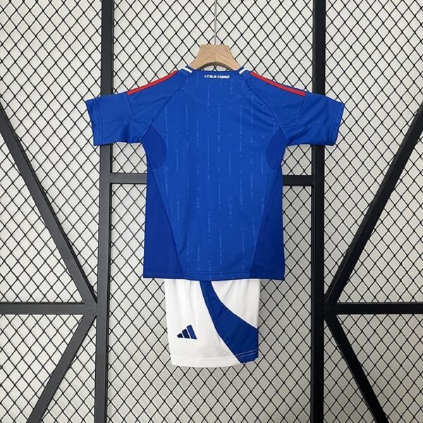 24/25 Italy home blue  kid kit  16-28 - Image 2