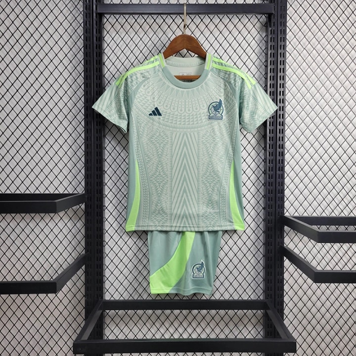20240723090450-669f723203eaf.jpg 24/25 Kids Mexico away size 16-28 - Imagem 1