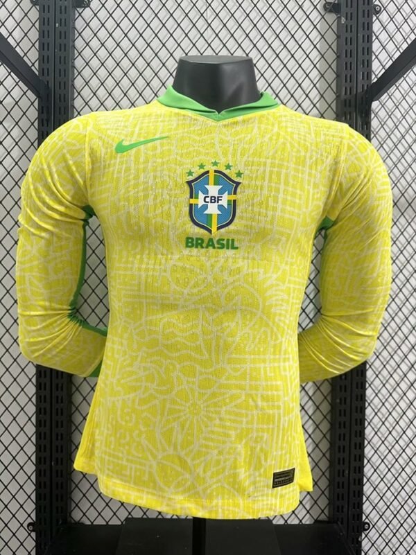 24/25 Brazil Special player version home long sleeve S-XXL