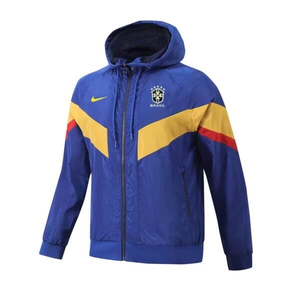 2024 Brazil blue and yellow player windbreaker S-XXL 32