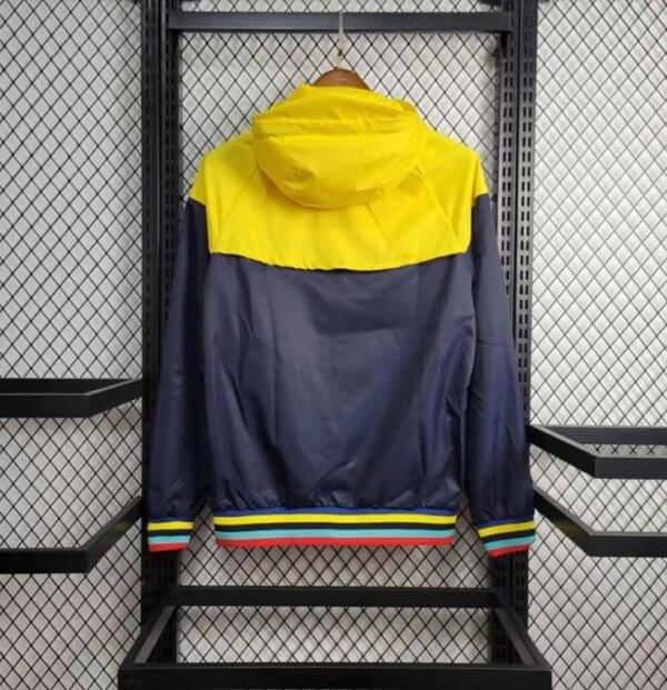 2024 Brazil black and yellow player windbreaker S-XXL - Image 2
