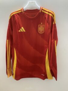 24/25 Spain Home Size  long sleeve S-2XL