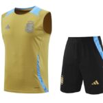 24/25 Argentina training suit kit mud yellow vest  S-XXL