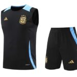 24/25 Argentina training suit kit black vest S-XXL