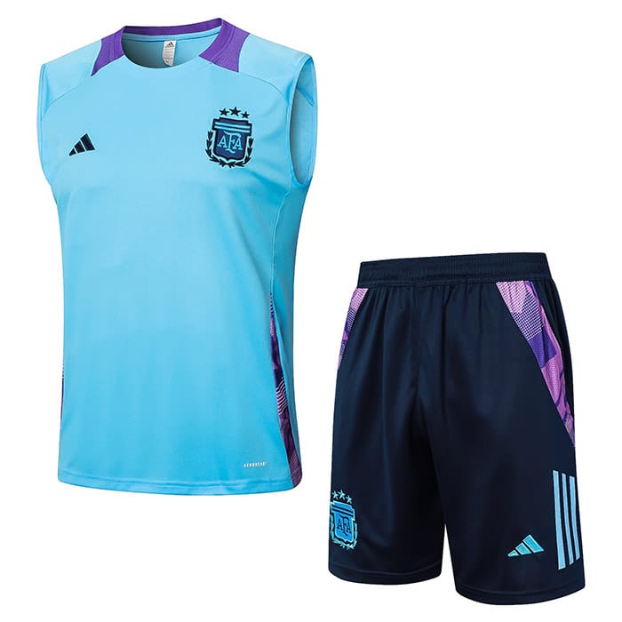 20240723235942-66a043eedb2c5.jpg D1079 24/25 Argentina training suit light blue S-XXL - Imagem 1