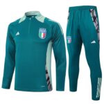 B839 24/25 Italy half zipper lake blue training suit POLO S-XXL