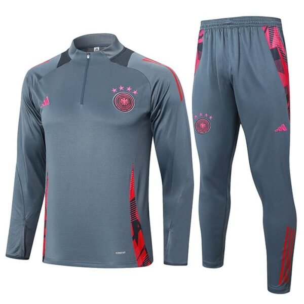 B842 24/25 Germany grey half zipper  training suit  S-XXL