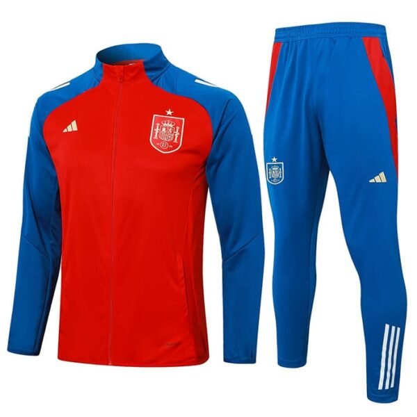 A732 24/25 spain  long zipper red training suit  S-XXL