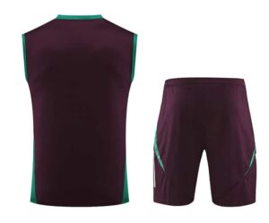 24/25 Mexico deep red and green vest  kit S-XXL - Imagem 2