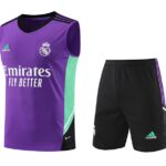 D812 # 23/24 Real Madrid vest purple taining suit  S-XXL