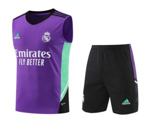 D812 # 23/24 Real Madrid vest purple taining suit  S-XXL