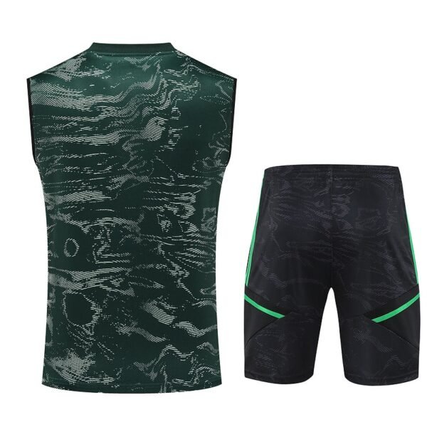 D819 # 23/24 Real Madrid vest green taining suit  S-XXL - Image 2