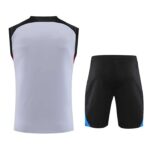 D881 23/24 Barcelona vest white taining suit  S-XXL - Imagem 2