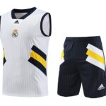 23/24 Real Madrid vest WHITE  retro taining suit  S-XXL QS109