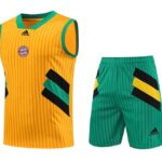 23/24 Bayern training suit vest yellow retro S-XXL