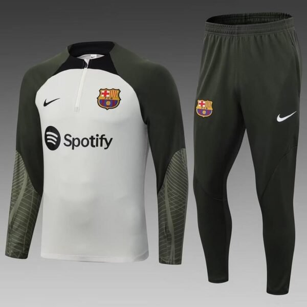 23/24 half zipper Barcelona light grey  S-XXL