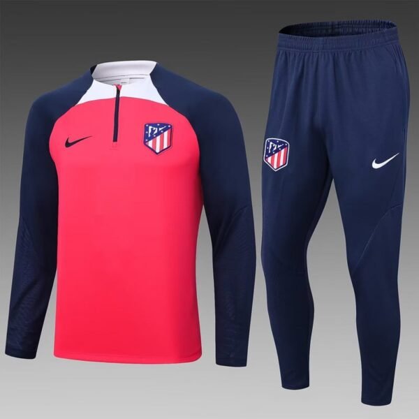 B699 23/24 Atletico Madrid red half zipper  taining suit S-XXL