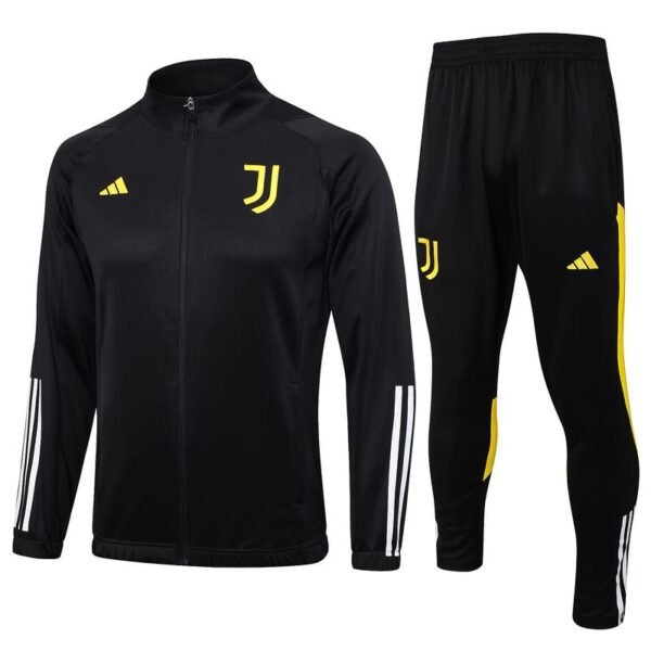 A672# 23/24 long zipper Juventus black kit S-XXL
