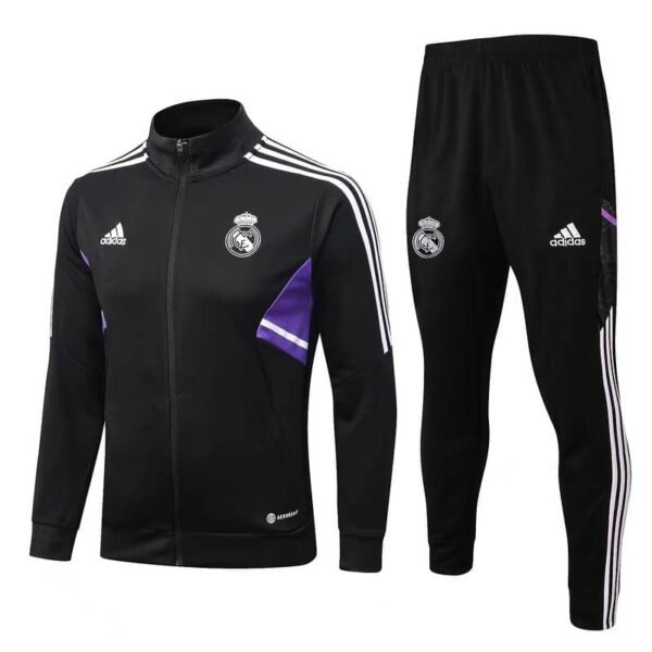 A525# 22/23 long zipper Real Madrid black kit S-XXL