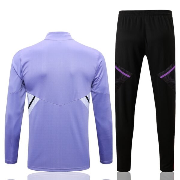 B601# 22/23 half zipper Real Madrid purple  kit S-XXL - Image 2