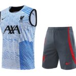 23/24 liverpool light blue suit vest kits S-XXL