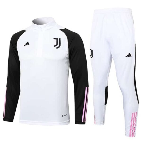 B667# 23/24 half zipper Juventus white kit S-XXL