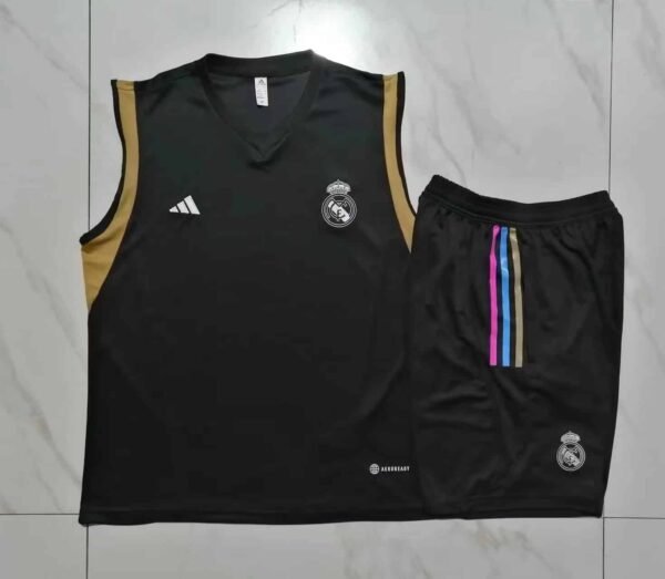 D891 23/24 Real Madrid black Vest S-2XL D962 - Image 3
