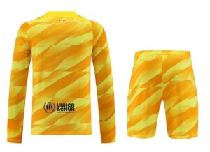 23/24 Barcelona goalkeeper  yellow long sleeve  kit S-XXL - Imagem 2