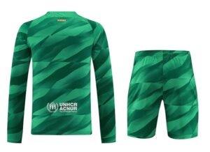 23/24 Barcelona goalkeeper  green long sleeve  kit S-XXL - Imagem 2