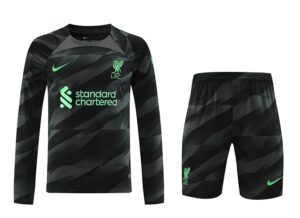 23/24  liverpool goalkeeper black long sleeve kit S-XXL